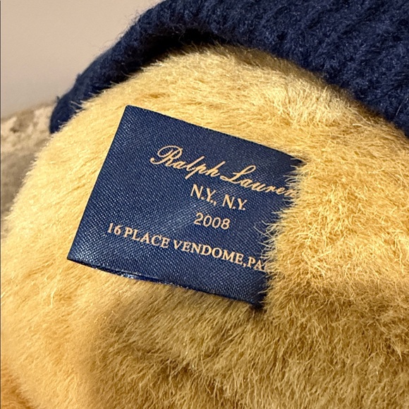 POLO Ralph Lauren Plush Bear with Navy Sweater (Listing #2) - Picture 9 of 14